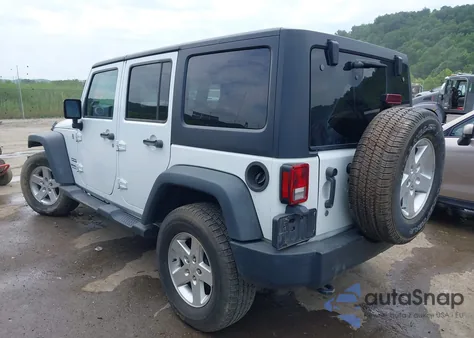 2015 Jeep Wrangler Unlimited Sport from USA, damaged, VIN 1C4BJWDG8FL501239